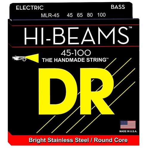 hi beam струны для бас гитар dr mlr 45 45 100 DR Strings MLR-45 Струны для бас-гитары