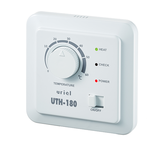 Терморегулятор/термостат UTH-180 до 2600Вт для теплого пола, белый. встраиваемый - фотография № 2