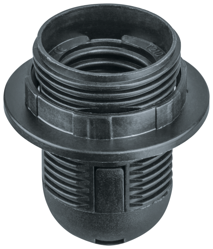 фото NAVIGATOR Патрон электрический 61 351 NLH-PL-R1-E27-BL пласт. люстровый с кольцом Navigator 61351