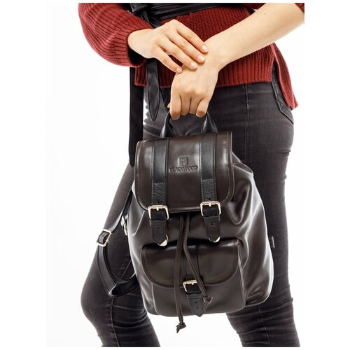 фото Женский рюкзак handa brown blackwood