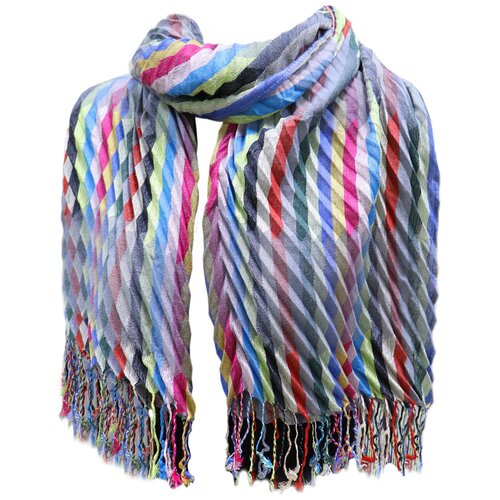 фото Шарф crystel eden,150х40 см, зеленый, голубой