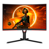 27" Монитор AOC C27G3U/BK, 1920x1080, 165 Гц, *VA, черный