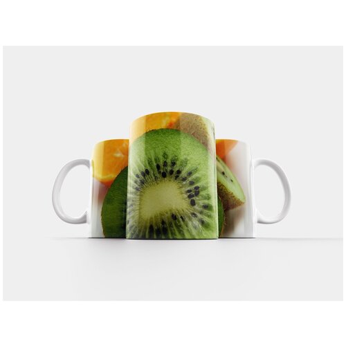 фото Кружка "киви, фрукты, деталь" 320 мл lotsprints