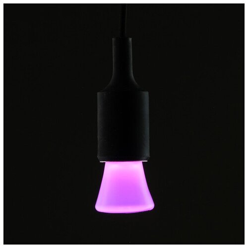 Лампа светодиодная декоративная LuazON «Фонарик», 5 SMD 2835, розовый свет
