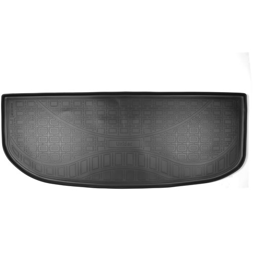 фото Коврик багажника (полиуретан) hyundai palisade (2020) (7 мест, разложенный 3 ряд) norplast