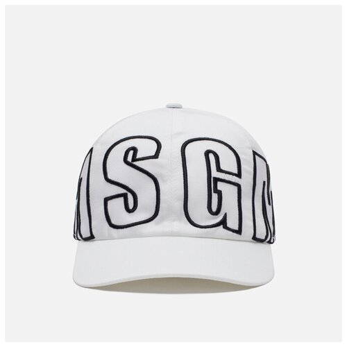 фото Кепка msgm maxilogo colored белый , размер one size