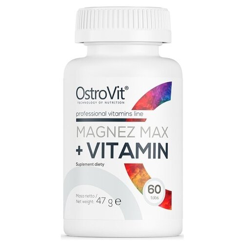 Мультивитамины OstroVit Magnez Max + Vitamin (60 таблеток)