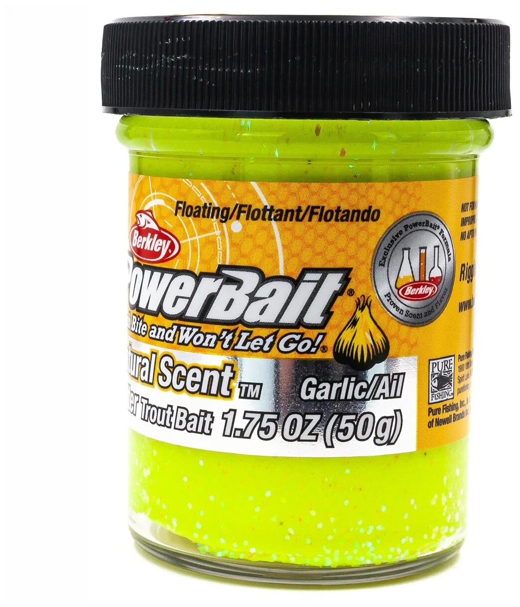   Berkley POWERBAIT Sunshine Yellow Garlic BGTGSY2