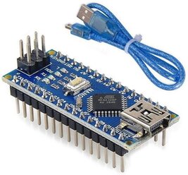 Nano V3.0 (Arduino совместимая) ATMEGA328P CH340 с проводом