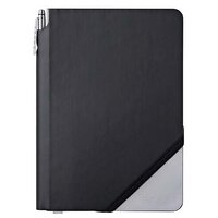 Записная книжка Cross Jot Zone, A5, 160 страниц в линейку, ручка в комплекте. Цвет-черно-серый. AC273-5M