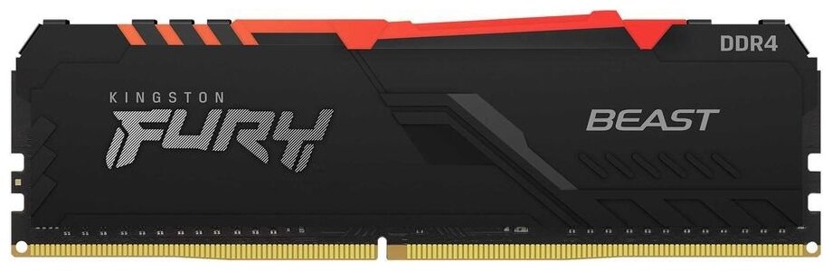 Оперативная память Kingston FURY Beast RGB 8 ГБ DDR4 2666 МГц DIMM CL16 KF426C16BBA/8