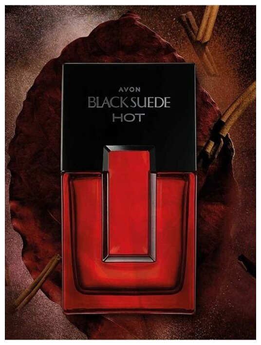 Туалетная вода Black Suede Hot AVON, для него, 75 мл