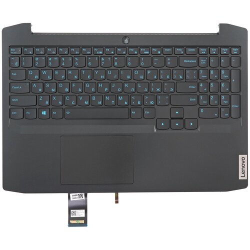 Клавиатура для ноутбука Lenovo IdeaPad Gaming 3-15IMH05 черная с черным топкейсом 1079000₽