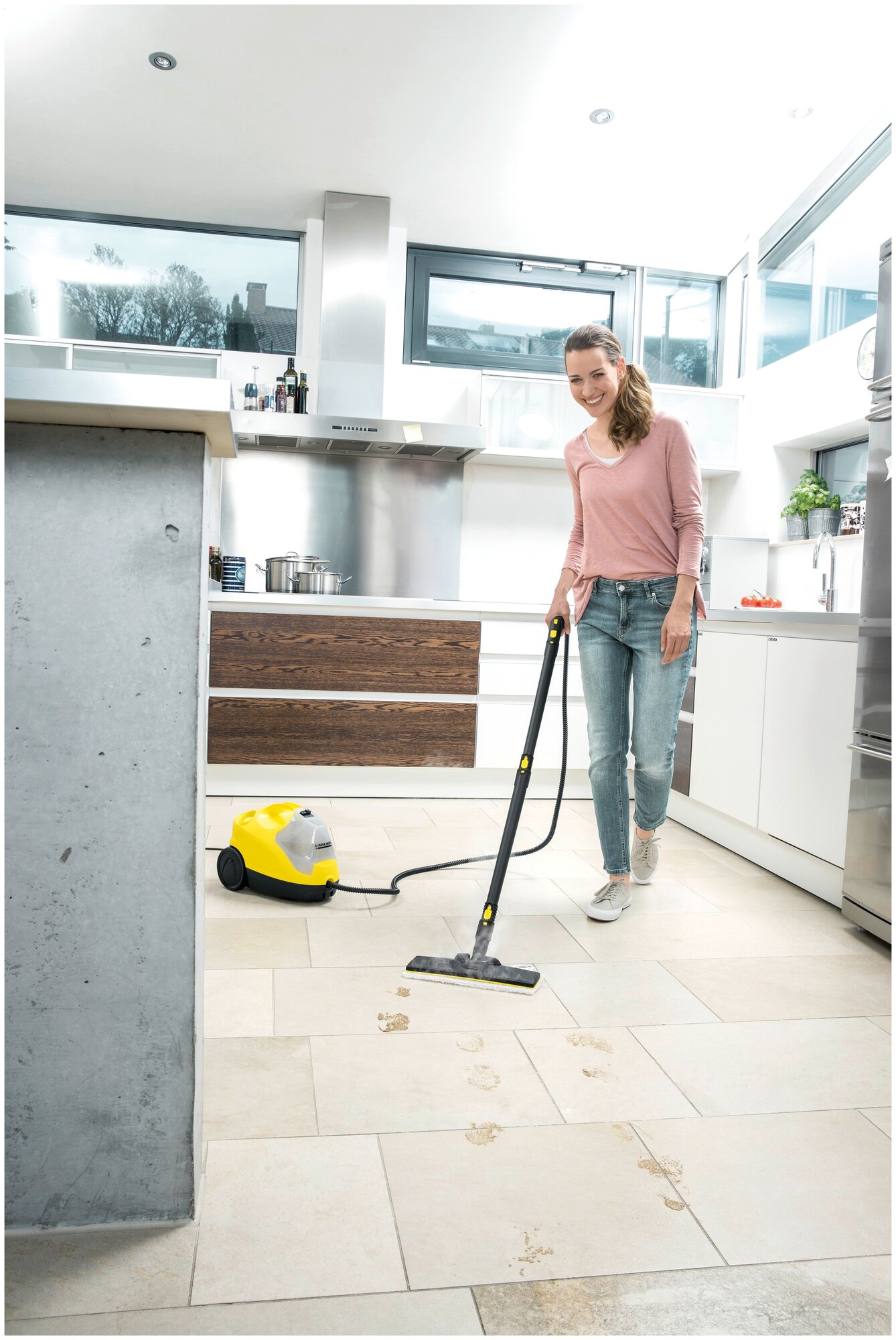 Пароочиститель KARCHER SC 4 EasyFix, желтый/черный [15124500] - фото №7