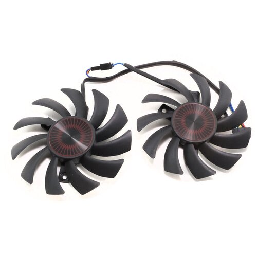 Вентилятор (кулер) для видеокарты Asus GeForce GTX 1060 (двойной) t128010sh 75mm dc 12v 0 25a cooler fan for asus strix gtx1060 gtx960 gtx950 fan gtx 950 960 1060 graphic card with free shipping