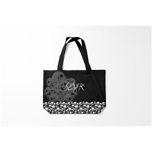 фото Сумка-шоппер / 46х35 см / рок / slayer black burnettie