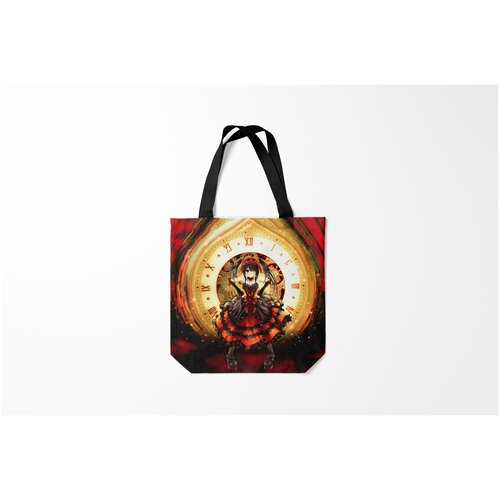фото Сумка-шоппер / 40х40 см / аниме / куруми и часы burnettie