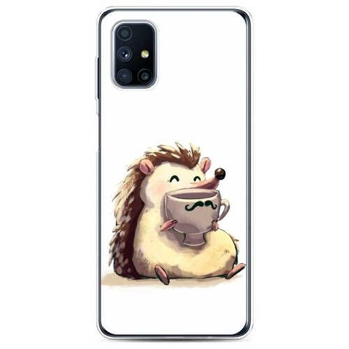 фото Силиконовый чехол "еж кофеман" на samsung galaxy m31s / самсунг галакси m31s case place