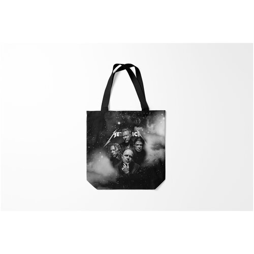 фото Сумка-шоппер / 40х40 см / рок / metallica burnettie