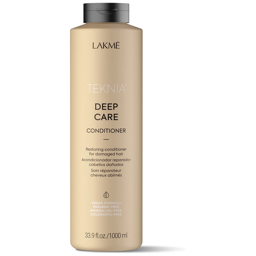 Lakme Teknia Deep Care Кондиционер восстанавливающий для сухих или поврежденных волос, 1000 мл