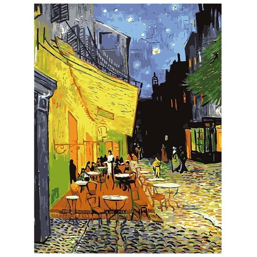 Картина по номерам Ночная терраса кафе Ван Гог, 40x50 см. Color KIT