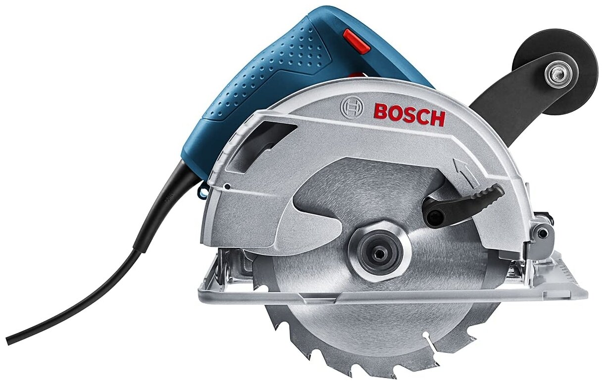 Дисковая пила BOSCH GKS 600, 1200 Вт синий/серебристый - фотография № 3