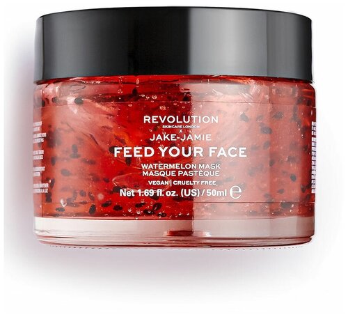 Revolution Skincare X Jake - Jamie Feed your face Watermelon Mask Маска косметическая увлажняющая, 50 мл