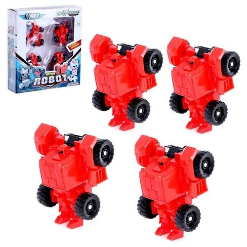 Робот Автороботы 4 штуки трансформируются цвет красный 55000₽