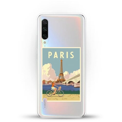 фото Силиконовый чехол париж на xiaomi mi a3 andy & paul