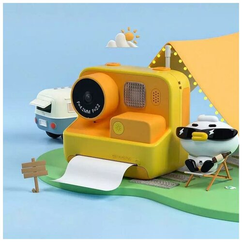 Детский фотоаппарат с моментальной печатью фотографий камера полароид для детей с видеокамерой и селфи 570000₽