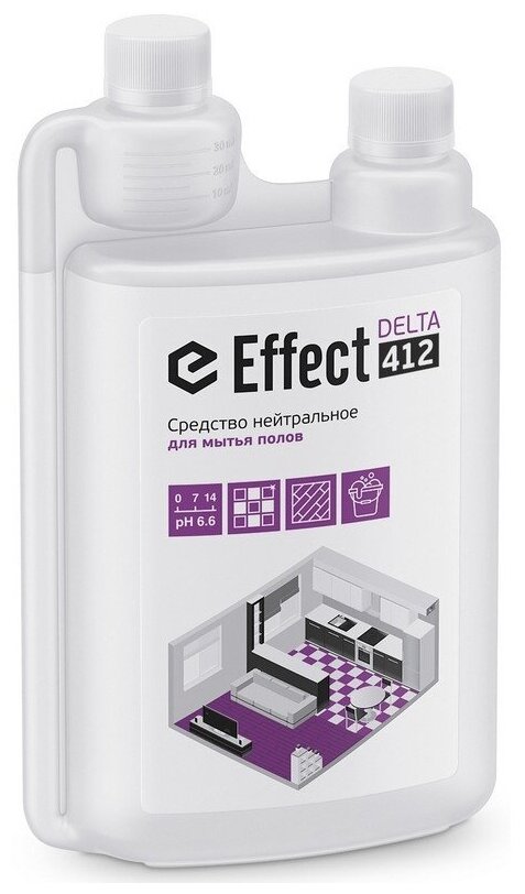 Средство для мытья пола Effect СХЗ нейтральный Delta 412 1 л