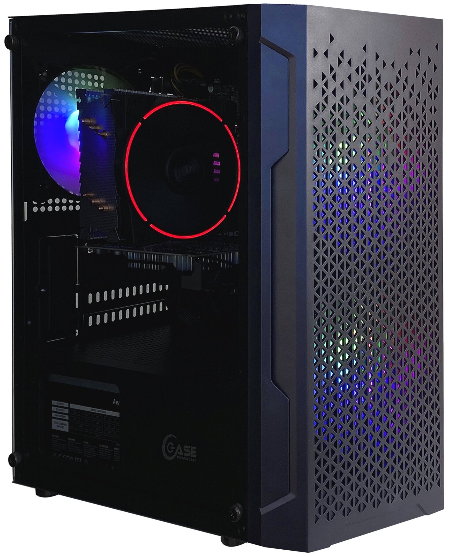 Игровой компьютер F22 Raptor NEW /Intel Core i3-10100F 3.6-4.3 GHz - 4 Core / 8GB DDR4 / 120GB SSD / 1000GB HDD / GeForce GTX 1650 4GB / H510M / 500W