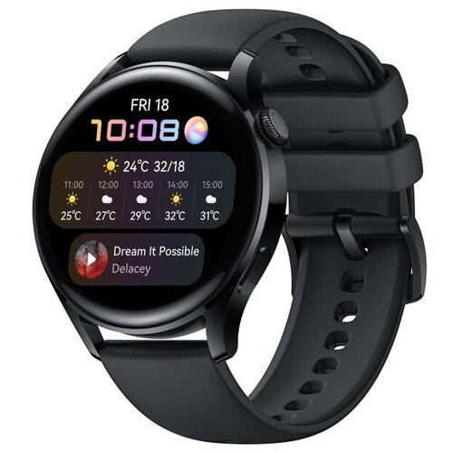 фото Умные часы huawei watch 3 active, черный