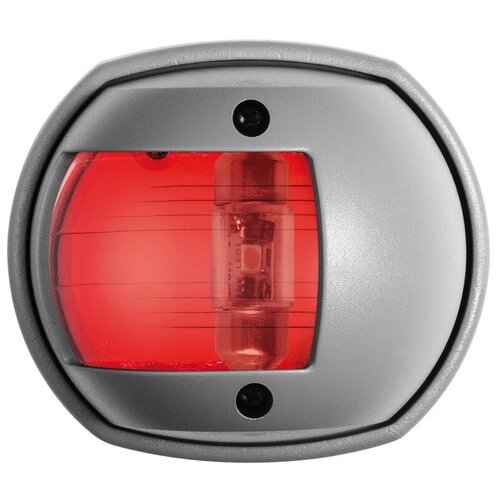 Навигационный огонь Compact 12 112.5°, левый/красный, 12V/10W, серый RAL 7042 (Osculati, )