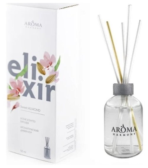 Ароматический диффузор Aroma Harmony Elixir Sweet Almond, 50 мл