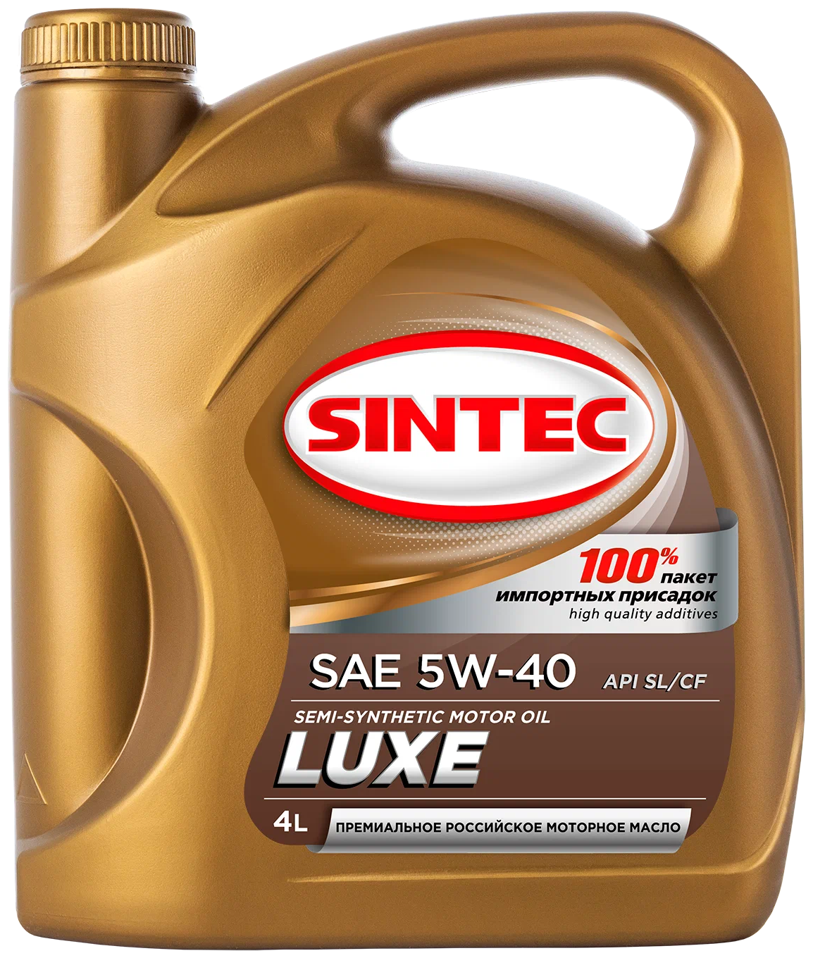 Полусинтетическое моторное масло SINTEC LUXE 5W-40, 4 л, 4 л1 шт