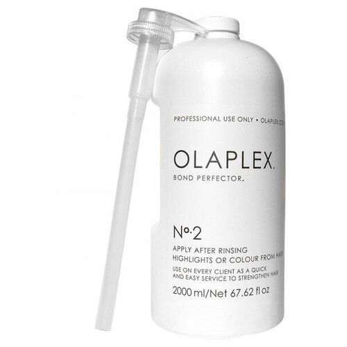 OLAPLEX №2 Bond Perfector коктейль-фиксатор, 2000 мл профессиональные укладочные средства olaplex несмываемый крем система защиты волос olaplex no 6 bond smoother