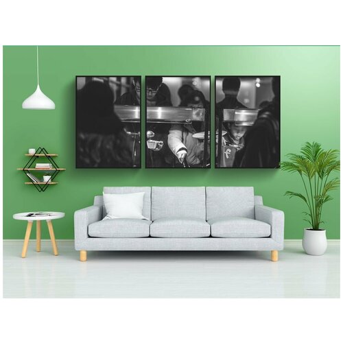 фото Набор модулных постеров для интерьера "китайский язык, шведский стол, буфет" 60x90 см. в тубусе, без рамки lotsprints