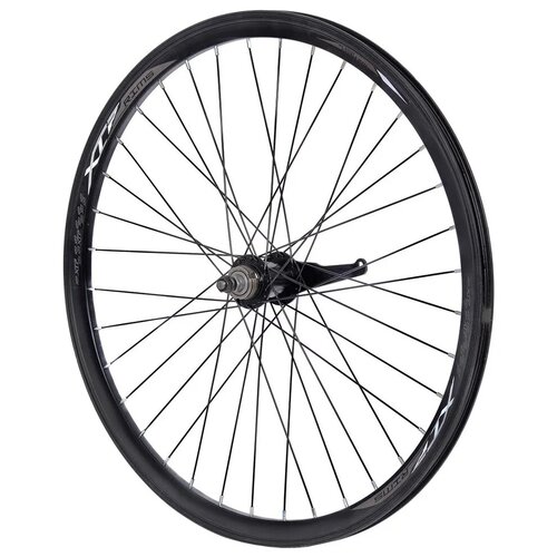фото Колесо велосипедное 26" заднее, c-brake, гайки rush hour