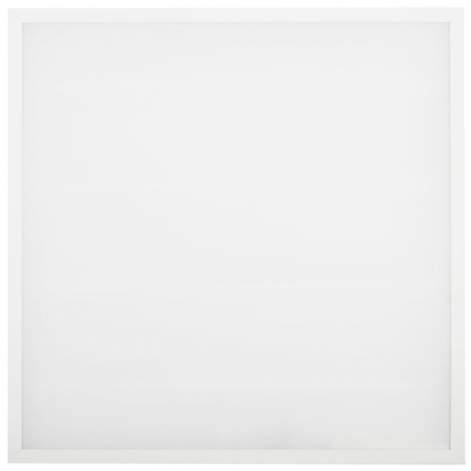 фото Светильник светодиодный встраиваемый/накладной Hesler 595х595х19 мм 33 Вт 220 В 6500К холодный белый свет матовый квадратный IP20 белый