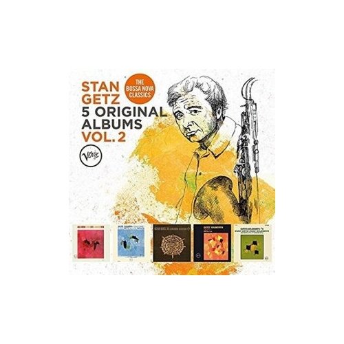 Компакт-диски, Verve Records, STAN GETZ - 5 Original Albums Vol. 2 (5CD) stan getz desafinado