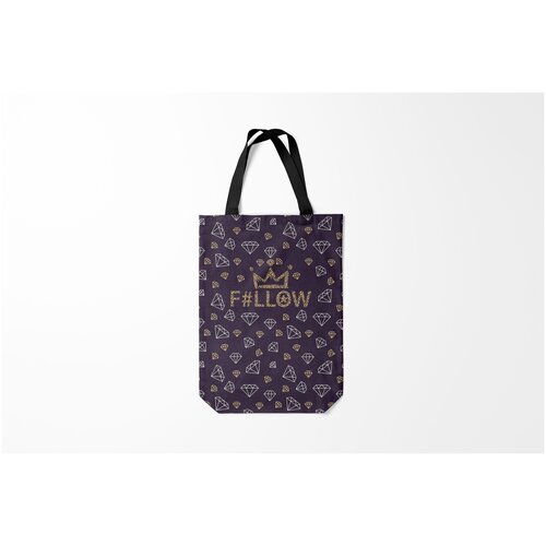 фото Сумка-шоппер / 31х42 см / девушкам / девушки рулят следуй за мной burnettie