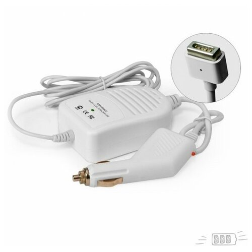 Автомобильная зарядка для Apple A1184, MA538LL/A (MagSafe, 60W) блок питания зарядка apple macbook pro 13 16 5v 3 65a 5 pin magsafe 60w pn a1184 ma538ll a