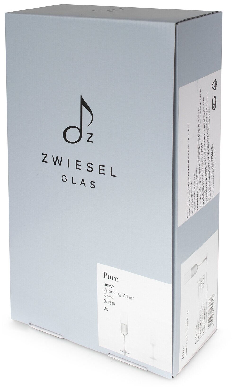 Фужеры для шампанского Schott Zwiesel Pure 209 мл 2 шт Hoff - фото №2