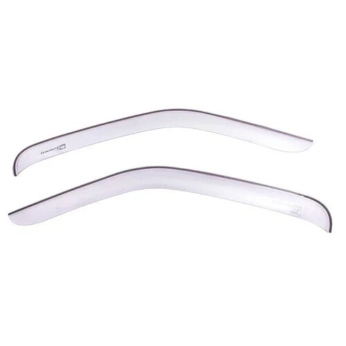 Дефлектор окон (ветровик) Газелист52 длинный, накладной, прозрачный для Газель 3302 к-т 2 шт. G.9009000-00