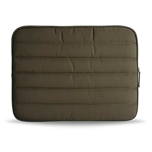 Чехол Bustha Puffer Sleeve Nylo/Leather для Macbook Air/Pro 13 (18/20), цвет хаки