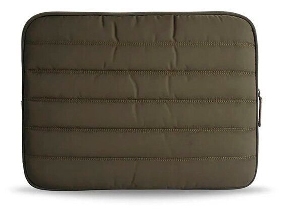 Чехол Bustha Puffer Sleeve Nylo/Leather для Macbook Air/Pro 13 (18/20), цвет хаки