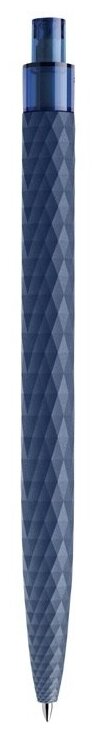 Ручка пластиковая шариковая Prodir "QS 01 PRT" софт-тач, цвет синий