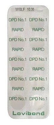 Таблетки для тестера Chemoform Lovibond DPD 1 Rapid 10шт 511312BT / 2300100 - фотография № 1