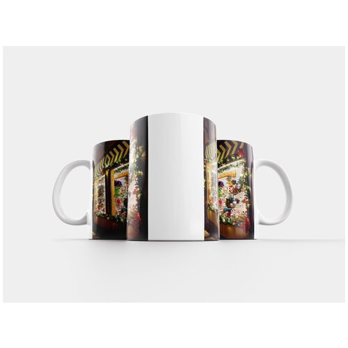 фото Кружка "магазин рождество, окно, отображать" 320 мл lotsprints